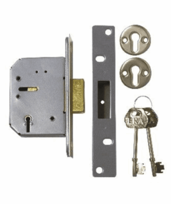 5 Lever Deadlock - 63mm - Satin Stainless Steel Finish