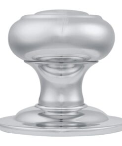 Verda Centre Door Knob - 86×70mm - Polished Chrome