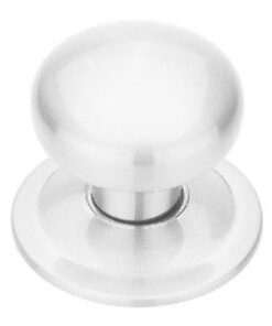 Centre Door Knobs - 82mm - Polished Chrome Finish