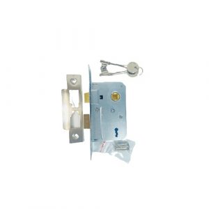 3 Lever Sash Lock - 63mm - Satin Stainless Steel Finish