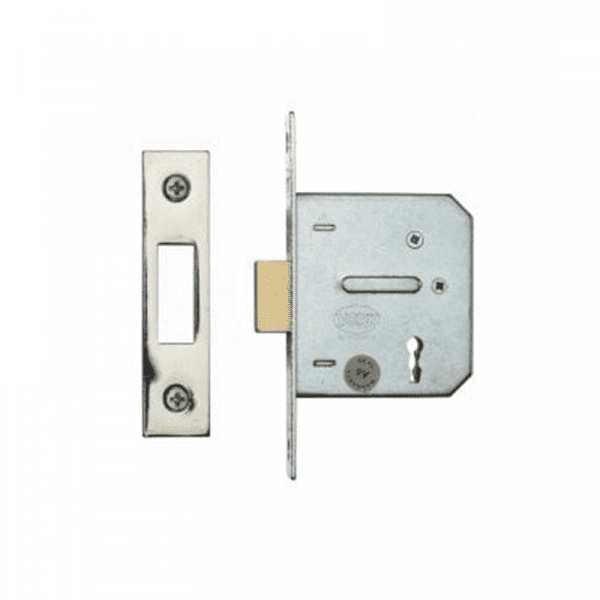 3 Lever Deadlock – 63mm – Satin Stainless Steel Finish