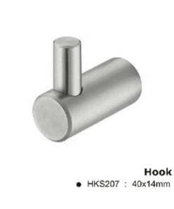 Coat Hook - 40mm - Satin Stainless Steel Finish