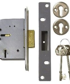 5 Lever Deadlock – 76mm – Satin Stainless Steel Finish