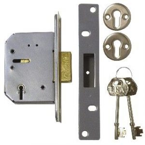 5 Lever Deadlock – 76mm – Satin Stainless Steel Finish