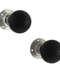 Architectural Wooden Mortice Door Knobs - 80x55x70mm - Multiple Finishes