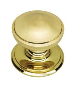 Centre Door Knobs – 100mm – Polished Brass Finish