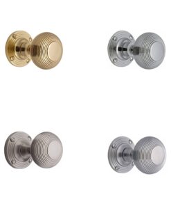 Architectural Reeded Mortice Door Knobs - Multiple Finishes