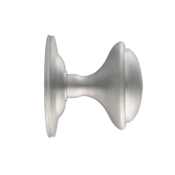 Mushroom Centre Door Knobs – 76mm – Polished Chrome