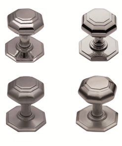 Oct Centre Door Knob - 100mm - Polished Chrome