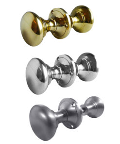 Contract Rim Mortice Door Knobs - 50mm - Multiple Finishes