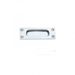 Flush Pull – 100x35mm – Satin Nickel Finish