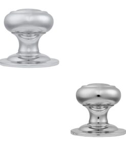 Verda Centre Door Knobs - 86mmx70mm - Multiple Finishes