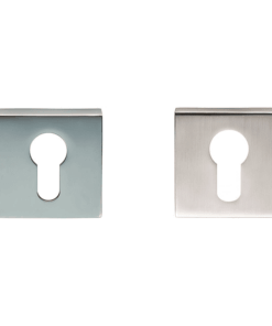 Square Euro Escutcheon – 52mm - Multiple Finishes