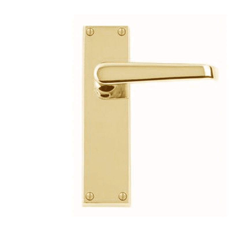 Jovian Victorian Door Handle On Backplate – Multiple Finishes