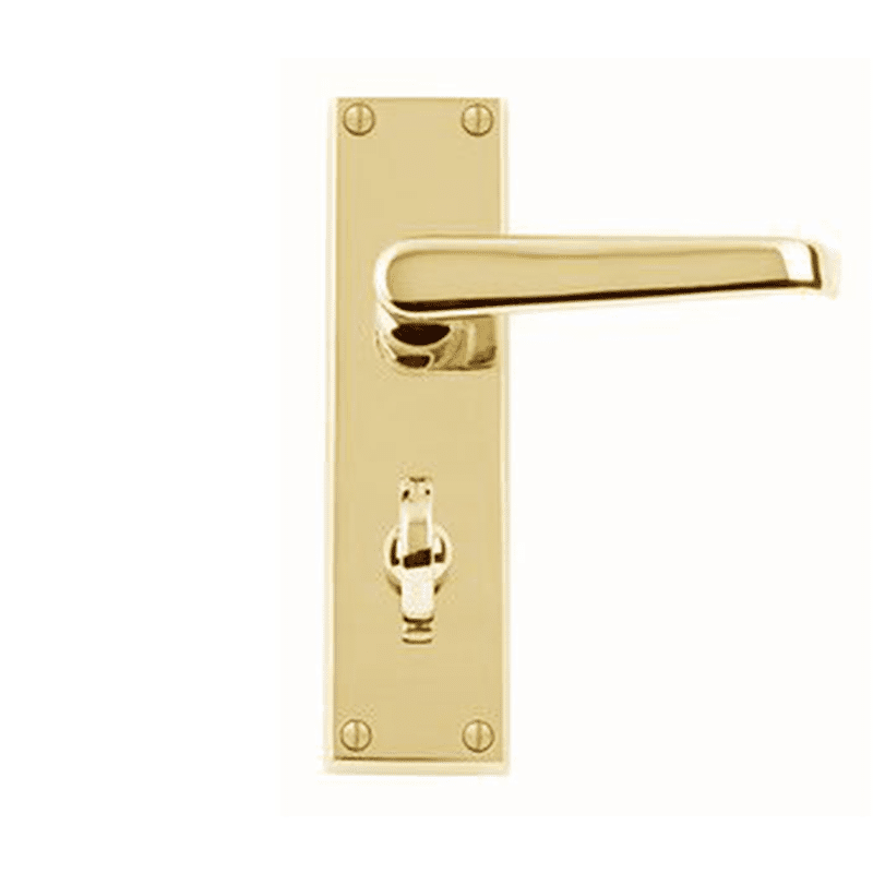 Jovian Victorian Door Handle On Backplate – Multiple Finishes