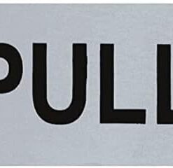 Door Finger Plates (PULL) ,(75x38mm), Satin Stainless Steel