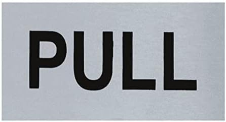 Door Finger Plates (PULL) ,(75x38mm), Satin Stainless Steel