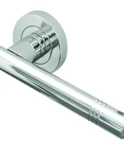 Frelan - Kudos Door Handles On Round Rose - Satin Chrome