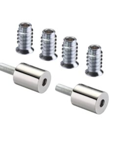 Zoo FB319 19mm Roller Sash Stop - Polished Chrome