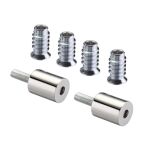 Zoo FB319 19mm Roller Sash Stop - Polished Chrome