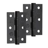 Frelan Hardware 3 Inch Ball Bearing Hinges, Black Finish - J8502BL (sold in pairs)
