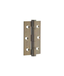IRONMONGERY SOLUTIONS Latch Pack of Door Handle, Tubular Latch & Hinges - Pack of Door Handle in Antique Brass Finish