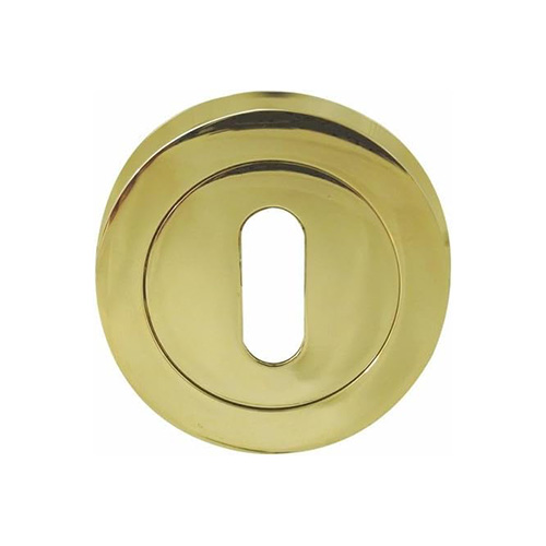 IRONMONGERY SOLUTIONS Lock Pack of Door Handle, 3 Lever Sashlocks,Escutcheons & Hinges - Pack of Door Handle in PVD Finish