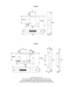 Fortress 5 Lever Mortice Sashlock