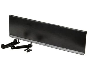 Black antique iron letterplate/letterbox inner flap 308 x 85mm