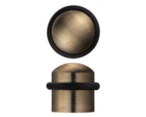 Zoo hardware solid domed top floor mounted concealed fix door stop 31mm diameter zab86 (florentine bronze)