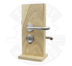 Lift to lock disabled toilet mortice door lock stainless steel