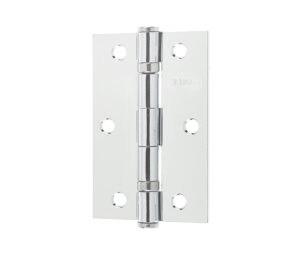 Frelan Hardware 89x58x2mm Ball Bearing Hinges, Polished Chrome Finish - J8501PC