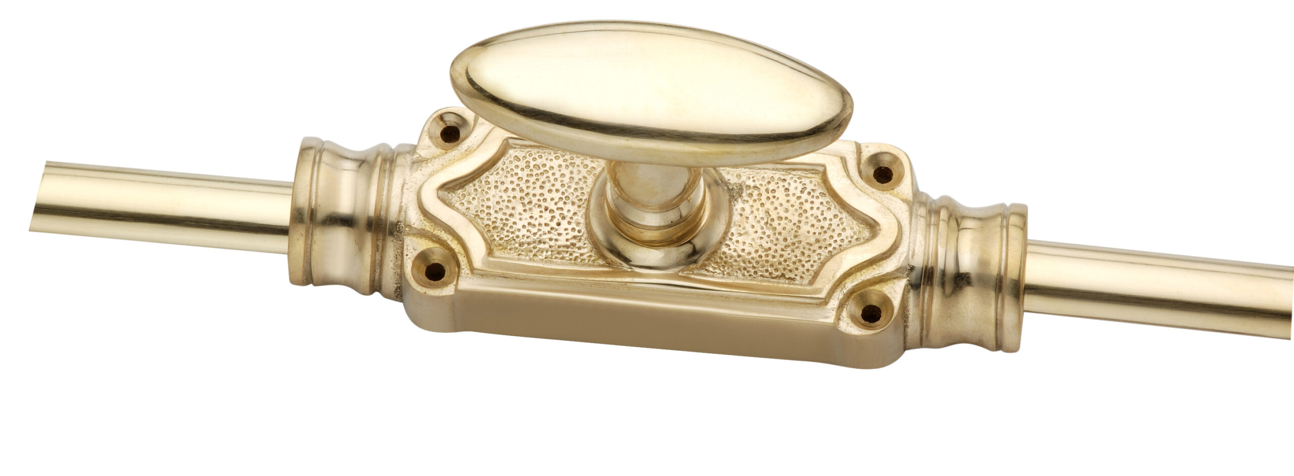 Classic Door Espagnolette Bolt / Cremone Bolt 9 Feet - Polished Brass Unlacquered - Image 4