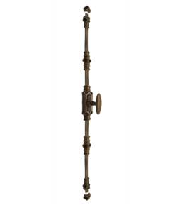 Classic Door Espagnolette Bolt/Cremone Bolt 9 Feet - Antique Brass Unlacquered