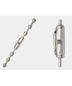 Elegant Espagnolette Boltor Cremone Bolt -Upto 9′ - Satin Nickel