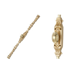 Floral Espagnolette Bolt Or Cremone Bolt -: Upto 9 - Polished Brass