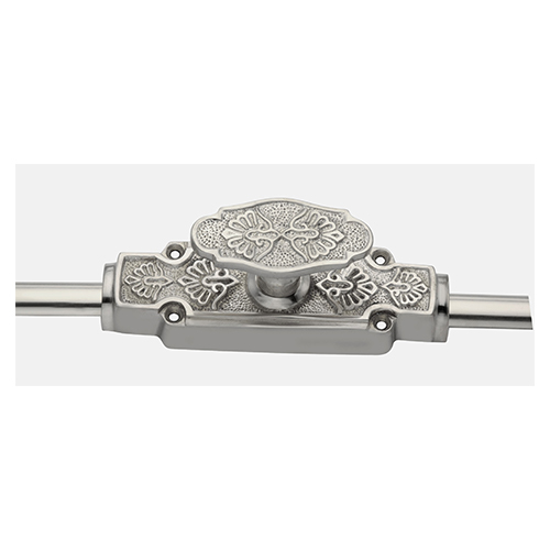 Ornate Espagnolette Bolt Or Cremone Bolt -Upto 9′ Satin Nickel - Image 3