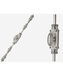 Beaded Espagnolette Bolt Or Cremone Bolt -Upto 9′ Satin Nickel