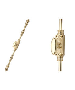 Classic Espagnolette Bolt Or Cremone Bolt -Upto 9′ Polished Brass