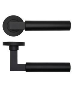 Zoo Hardware Rosso Tecnica Garda Grade 304 Stainless Steel Lever On Round Rose - RT050 (sold in pairs)