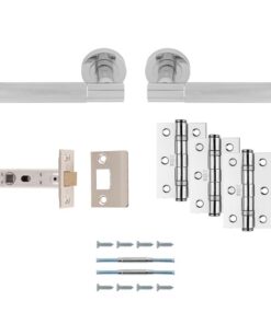 Carlisle Brass Lagos Door Pack Including Handles On Round Rose, 3