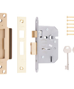 ERA Viscount 5 Lever Mortice Sashlock - Brass Effect