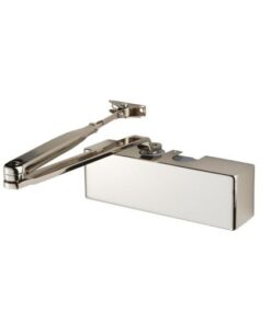Eurospec Overhead Door Closer Polished Nickel C/W Bc Fig 6 Bracket Full Cover And Armset CDG420/PNP