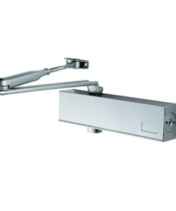 Eurospec DCS2026BC/SV Overhead Door Closer Variable Power Size 2-6 C/W Backcheck & Fig 66 Bracket Silver