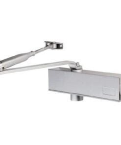 Eurospec DCS2024BC/SV Overhead Door Closer Variable Power Size 2-4 C/W Backcheck & Fig 66 Bracket Silver