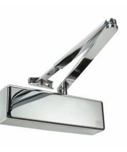 Rutland TS.3204 Door Closer, BC c/w Cover, Flatbar Armset Polished Nickel