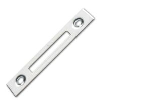 ERA 450-96 Rim Budget Lock Angled Striker Plate Zinc Plate