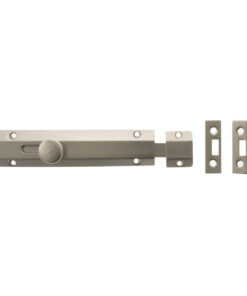 Atlantic Solid Brass Surface Door Bolt 6″ – Satin Nickel
