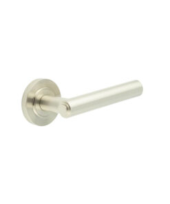 Richmond Door Handles Plain Rose Satin Nickel