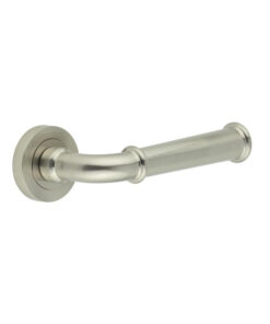 Classic Satin Nickel Lever on rose